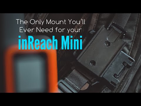 The ONLY backpack mount you’ll ever need for your Garmin inReach Mini