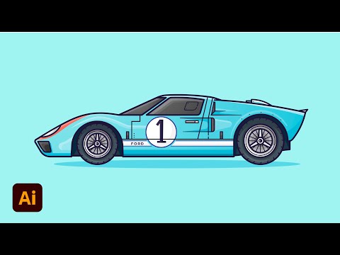 Lets draw the Youtube Button Adobe Illustrator Flat Design Tutorial