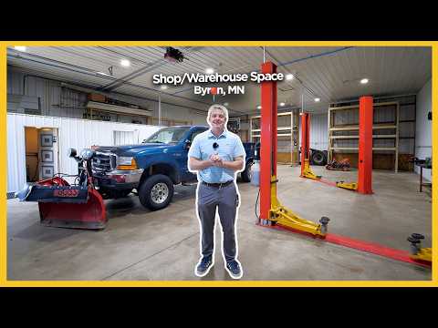 Turnkey Byron Service Garage with Highway 14 Frontage