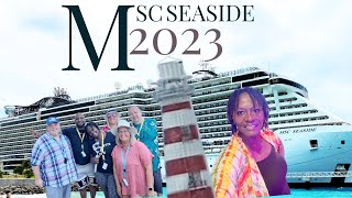 OCEAN CAY| MSC SEASIDE | DINNER | GAME ROOM | LIGHT HOUSE SHOW