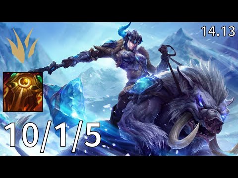 Sejuani Jungle vs Nocturne - EUW Diamond | Patch 14.13