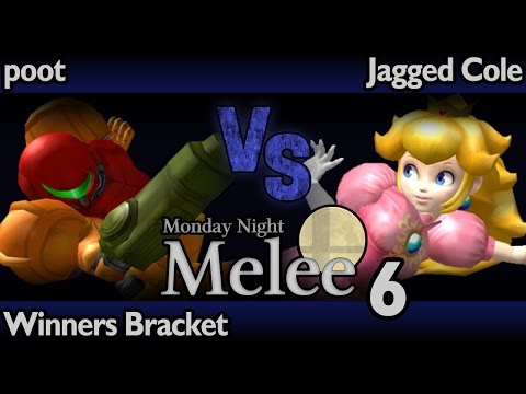 MNM6 Melee - poot (Samus, Dr Mario) vs Jagged Cole (Peach) - Winners Bracket