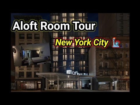Inside Aloft Times Square NYC | Modern Hotel Tour Near Broadway & NYC Attractions #nyc #aloft