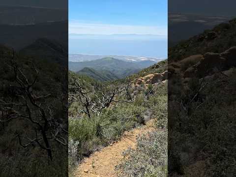 21 mile, 6300’ climb & descent hike into backcountry of Santa Barbara #hiking #exploring #nature