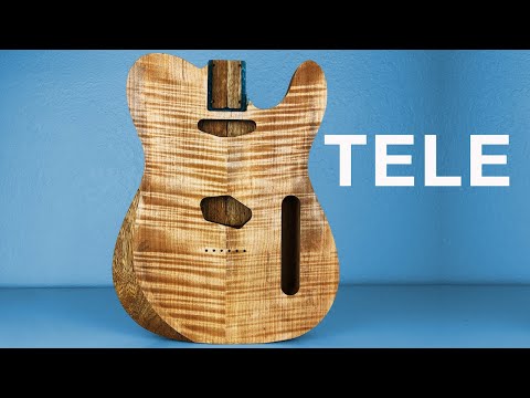 Modern Carve Tele Body - CNC Build
