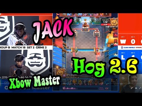 MUST WATCH! JACK vs Xbow Master 👈 CRL asia 2 Clash Royale