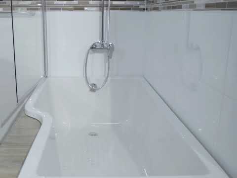 Elle Shower Bath White - 1700 x 895mm AQWH170033