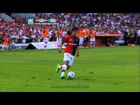 Gol Rodríguez. Newell's 1 - Belgrano 0 . Fecha 3. Torneo de Primera División 2014. FPT.