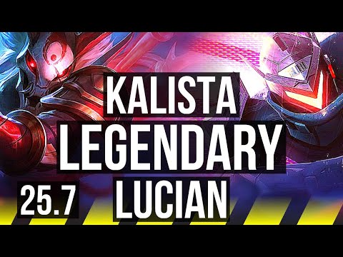 KALISTA & Renata Glasc vs LUCIAN & Maokai (ADC) | Legendary | KR Challenger | 25.7