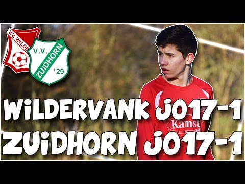 2 GOALS! 3x GEEL! Wildervank JO17-1 - Zuidhorn JO17-1 | uitslag 0-2 | SONY FDR-AXP33