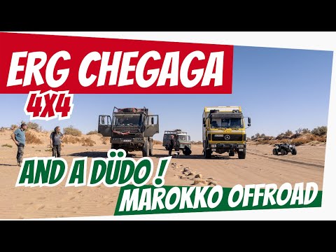 Offroad mit Mercedes, Steyr + Düdo: M'hamid, Wadi Draa bis Erg Chegaga | Roadtrip Marokko 2020