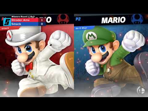 Smash at Park University WR1 - Smack (Mario) vs. Stroder Ame (Wolf/Mario)