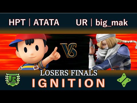 Ignition #140 LOSERS FINALS - HPT | ATATA (Ness) vs UR | big_mak (Sheik)
