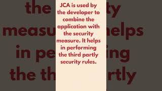 explain jca in java programming