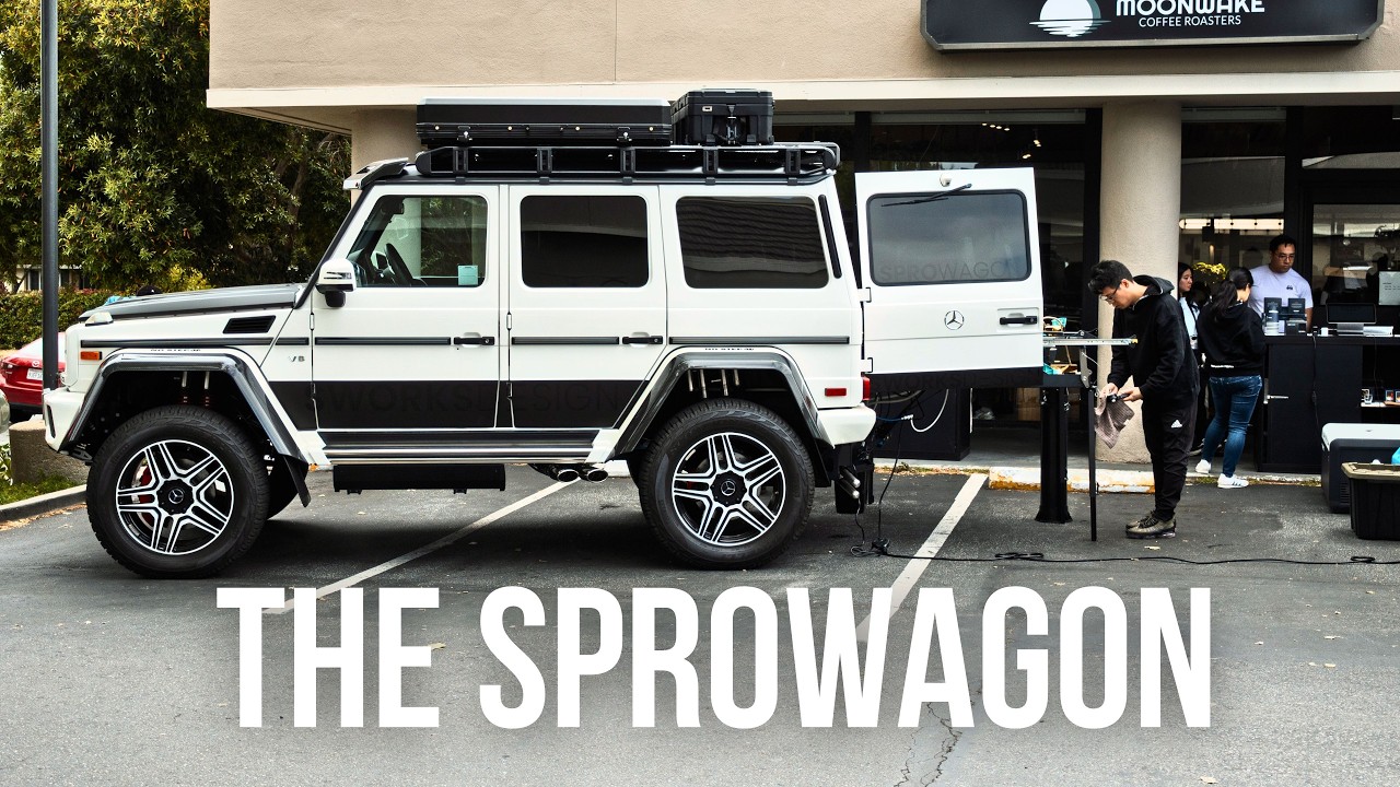 The SPROWAGON - Mercedes G-Wagon Coffee Build
