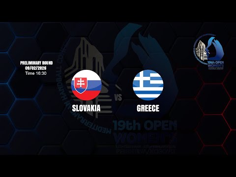 SLOVAKIA vs GREECE - MHC WOMEN’S CHAMPIONSHIP 'PRELIMINARY ROUND'