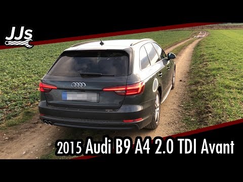 Test/Review 2015 Audi A4 B9 Avant 2.0 TDI S-Tronic S-Line Black Edition Deutsch // JJsGarage