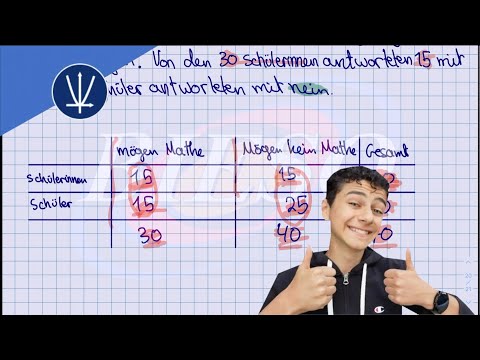 Vierfeldertafeln| Wahrscheinlichkeitsrechnung