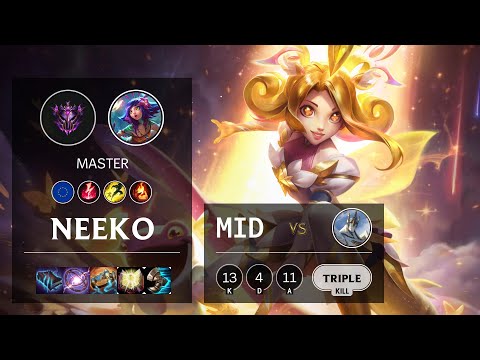 Neeko Mid vs Galio - EUW Master Patch 10.21