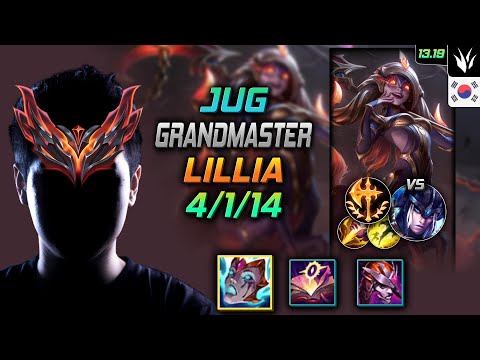 Lillia Jungle Build Liandry's Anguish Conqueror - LOL KR GrandMaster Patch 13.19