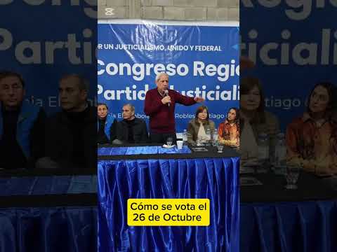 Plenario Regional del PJ en el Departamento Robles - Cómo se votará el 26 de Octubre 2025