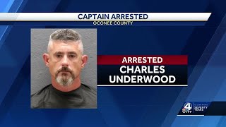 Captain in Oconee County arrested