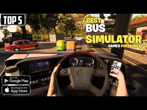 Top 5 Realistic Bus Simulator Games for android ios 2025 | Best high Graphics bus mobile games 😍