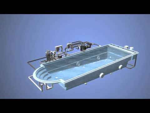 Композитный бассейн Compass Pools Aqua 125