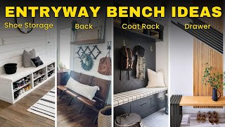 100 Modern Entryway Bench Ideas For Mudroom With Shoe Storag