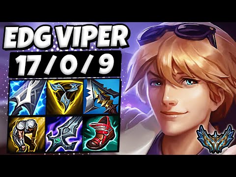 Ezreal vs Draven ADC [ EDG Viper ] Patch 12.11 Korea Challenger ✅