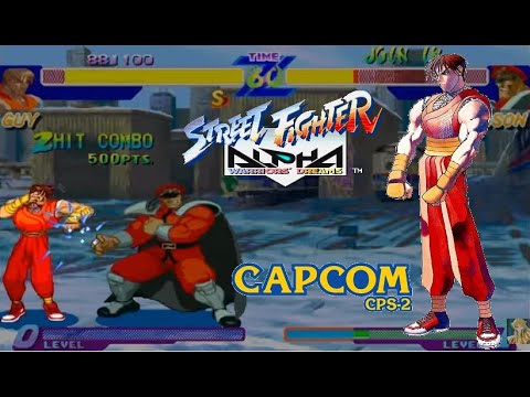 Street Fighter Alpha:Warriors' Dreams Expert Difficulty Guy no lose Playthrough