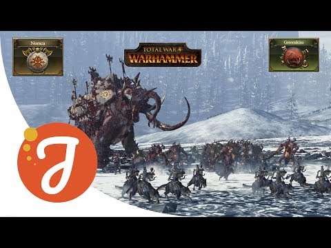 Norsca Vs Greenskins | Battle Replay #97 | Total War: Warhammer