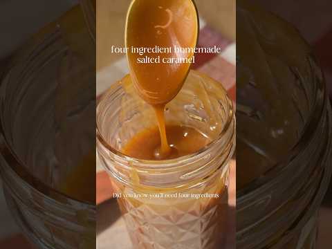 Four ingredient home made salted caramel #recipe #easyrecipe