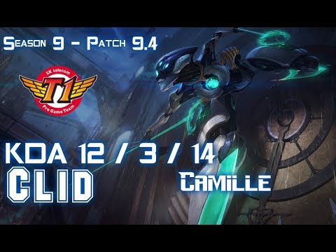 SKT Clid CAMILLE vs JARVAN IV Jungle - Patch 9.4 KR Ranked