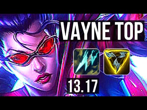 VAYNE vs RENEKTON (TOP) | 2.6M mastery, Rank 8 Vayne, 700+ games, 5/1/2 | EUW Challenger | 13.17