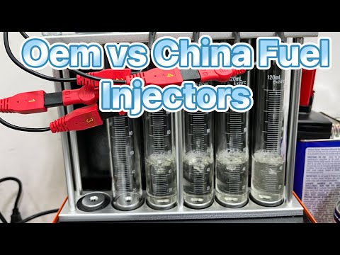 Fuel injectors oem vs China off brand “OEM” injectors. Massive difference!
