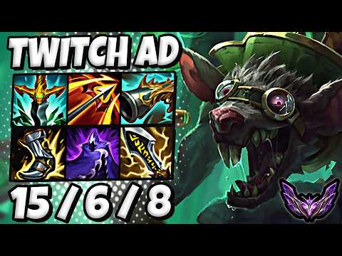 Twitch vs Ashe ADC [ TripleKill ] Korea Master Patch 25.22
