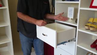 How to Remove A Drawer with Full Extension Guides