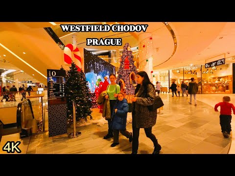 [4K HDR 60fps] Westfield Chodov Shopping Centre Prague,Czech Republic 🇨🇿 Walking Tour