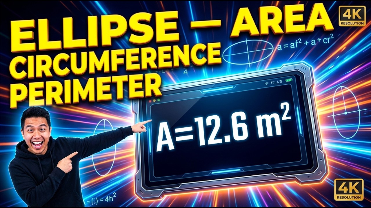 Ellipse Calculator — Area Circumference Perimeter
