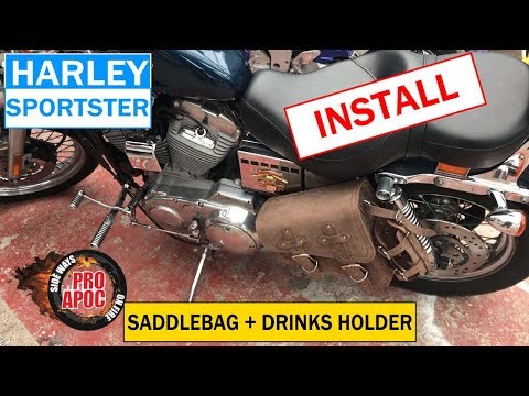 HOW TO INSTALL Harley Davidson Sportster left side...