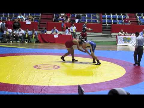 2012 Cadet Pan-American Championships: 100 kg Ecuador vs. Isaac Lubiak (CAN)