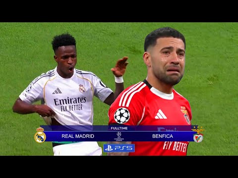 VINICIUS REVENGE OTAMENDI !! (2-1) Highlights Real Madrid vs Benfica UEFA Champions League 2025/26