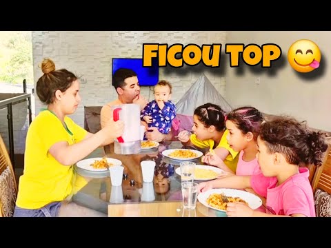 OUR ROUTINE - CESAR MADE PASTA WITH GROUND BEEF FOR LUNCH