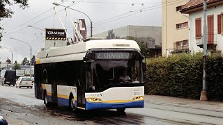 preview picture of video 'TROLLEYBUSES IN LA CHAUX-DE-FONDS SEPTEMBER 2013'