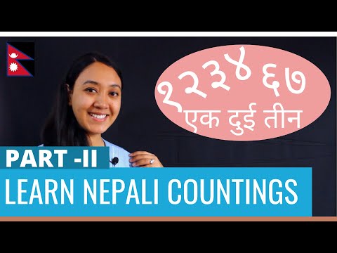 #6 Learn Nepali for Beginners | Nepali Counting (Part II) | Ek duee teen (1-100)