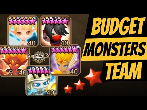 Budget Monsters Team for G3 RTA in Summoners War