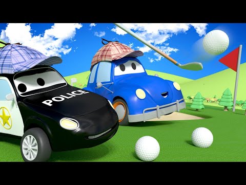 Policijski auto za djecu -  RAZBIJAČ prozora - Auto Grad ! Crtići sa autima za djecu