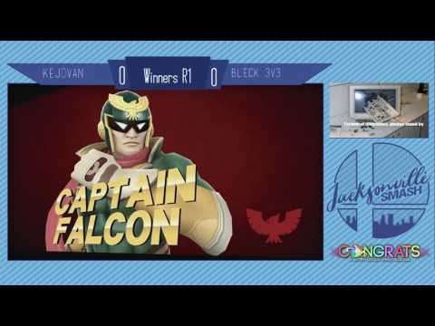 Jax Smash Weekly 3/9 - Bleck 3v3(Cpt. Falcon) Vs Kejovan(Bowser) - Wii U Winners R1