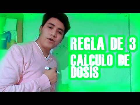 ✅CALCULO DE DOSIS DE MEDICAMENTOS💊  EN ENFERMERIA con REGLA DE TRES [con EJEMPLOS]